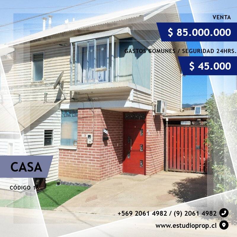 #13 - Casa para Venta en Villa Alemana - V