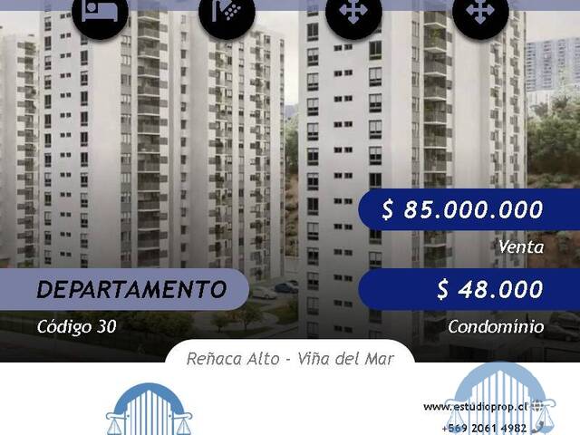 #30 - Departamento para Venta en Viña del Mar - V